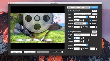 How to add watermark to video on Mac OS X