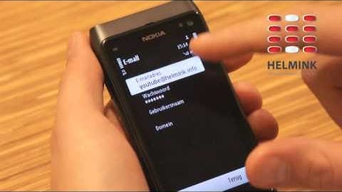 Nokia N8 (symbian ^3) Exchange instellen