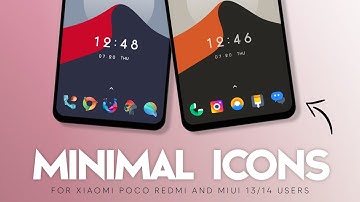 Minimal icons for Xiaomi Poco and MIUI 13/14 || primium icons #miui14