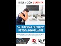 Seminario &quot;Salud Mental en equipos de venta inmobiliarios&quot;