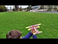 Improved  hand throwing electric glider (jetzam or yan jie aircraft): fligth test 2