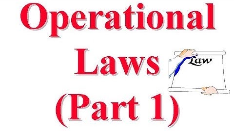CSE567-13-33A: Operational Laws for Computer System Performance Evaluation