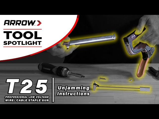 T25 Staple Gun - Low Voltage Wire Staple Gun
