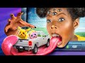 Amanda The Adventurer vs Pokémon in Real Life! Repearing Broken Pokemons in a Pickup Hospital!