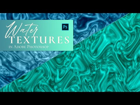PHOTOSHOP WATER SURFACE (((Super Easy Pool Water Texture & Pattern)))