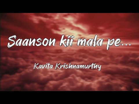 Saanson Ki Mala Lyrical Video Kavita Krishnamurthy Koyla Shahrukh Khan And Madhuri Dixit 