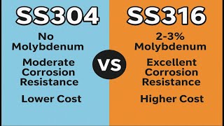 SS304 vs SS316 – Don’t Choose the Wrong Material for Your Project!