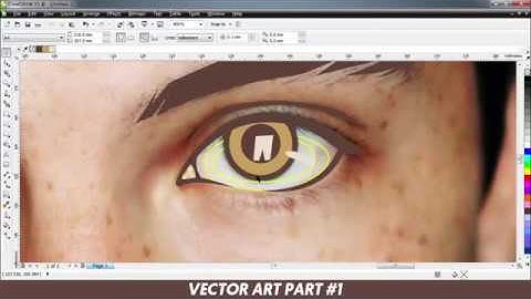 Tutorial Cara Membuat Vector Mata   Tutorial Vector Part #1 UNTUK PEMULA