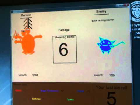 Interactive art project: evolving creature game