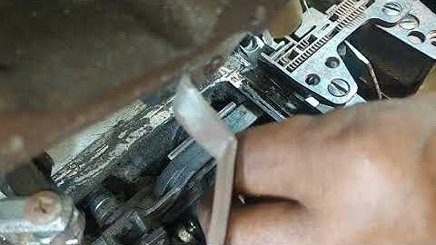 Overlock M/c Feeddog Cam Timing.