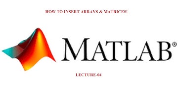 How to Insert | Arrays | Matrices | Null Matrix | MATLAB Command | Basics | R2018a