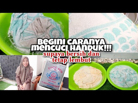 TIPS MENCUCI HANDUK DEKIL SUPAYA BERSIH DAN TETAP LEMBUT⁉️AMPUH BANGET‼️Cleaning Motivation