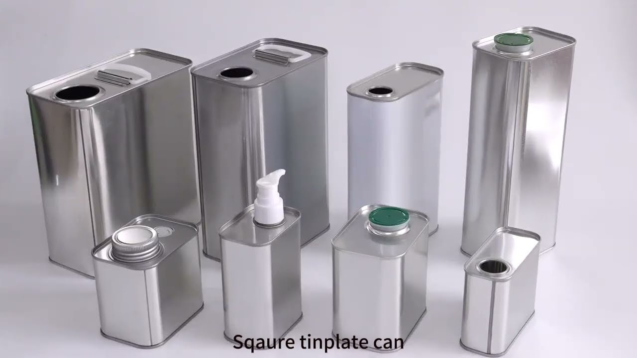 Square Tinplate Can
