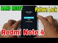 MI Redmi Note 4 (2016100) Hard Reset or Pattern Unlock Easy Trick With Keys