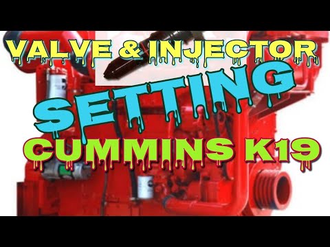 Adjust valve & injector Cummins KTA19