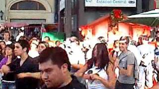 Flashmob Britney Chile - Estación Central, terminal de ferrocarriles.