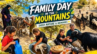 🐑 An Amazing Day in the Mountains! 🔥 Hot Bread, Campfire Tea & Our Newly Bought Sheep | DIRA Family