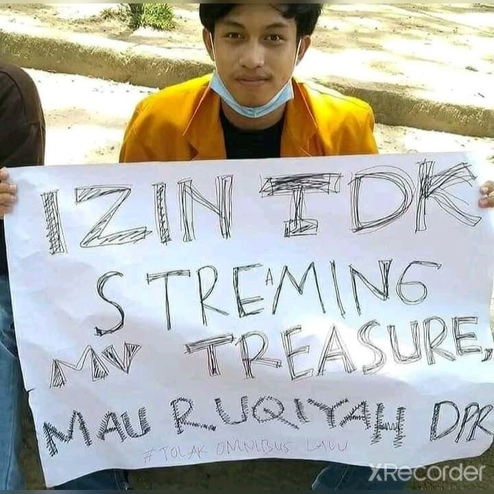 AKSI DEMO BURUH #Dgn kata -kata sindiran yg bikin ngakak lucu wkwk