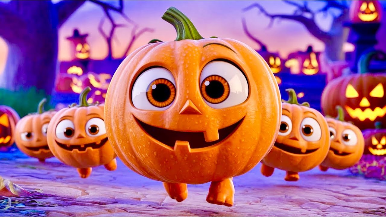 Five Little Pumpkins | Spooky Fun Nursery Rhyme & Lyrics for Kids ...