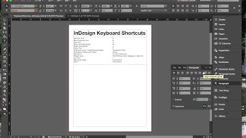 01 InDesign Interface 2017