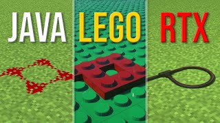 Minecraft JAVA vs LEGO vs RTX be like