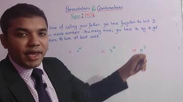 HSC Higher Math (E.V.), Chapter 5; Permutations & Combinations (MCQ)[PART- 01]