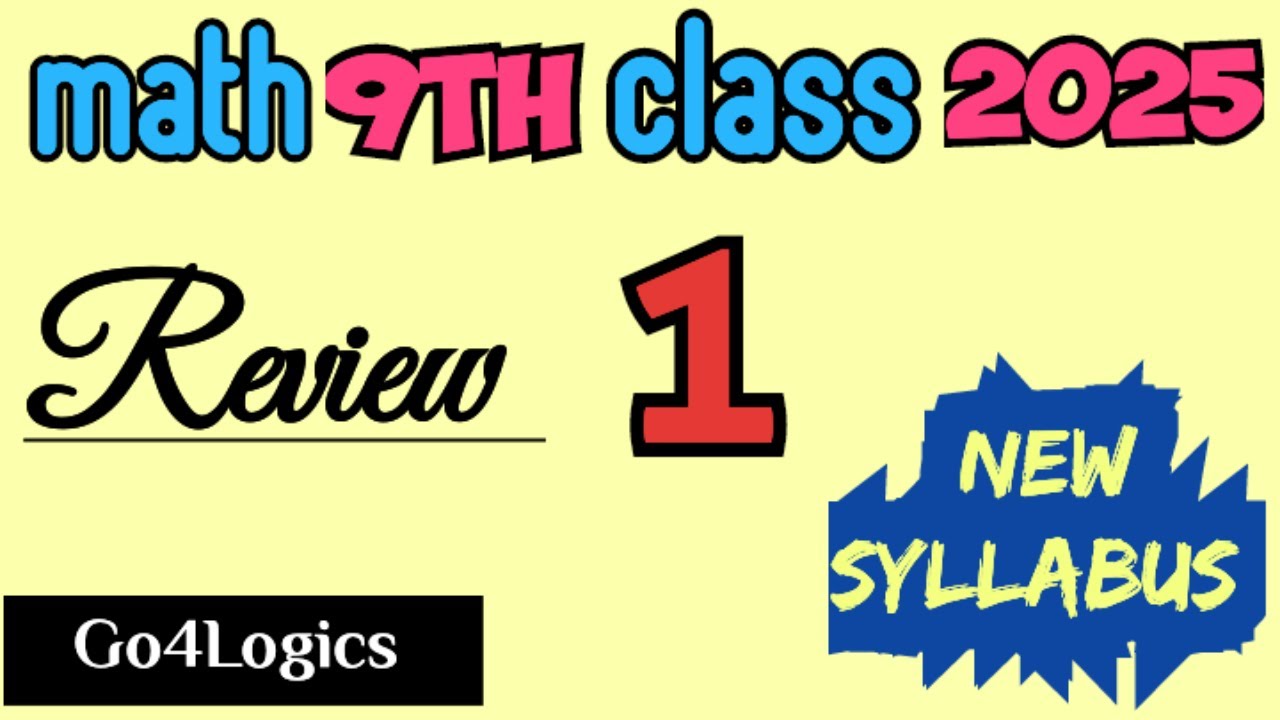 Class 9th math new book review exercise 1 | complete review exercise 1 ...