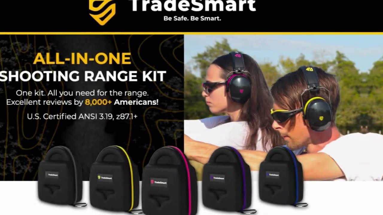 TradeSmart All-in-One 🔇 Range-Ready Hearing Protection Kit for Serious Shooters!