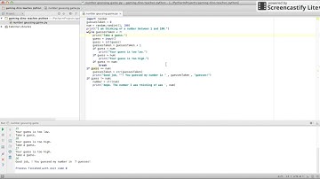python challenges #2: number guessing game part 2