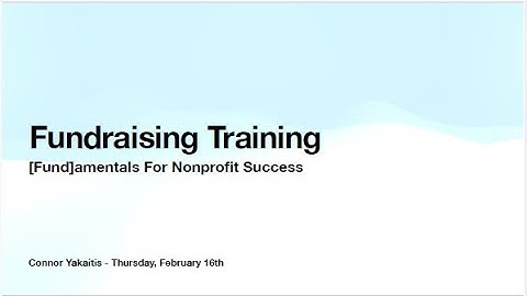 LISCIF Fundraising Webinar February 14, 2024