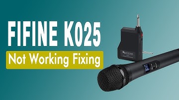 [Tutorial] of Fixing FIFINE K025 Wireless Microphone Not Working