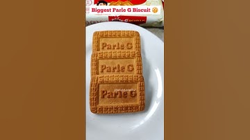 Thumbnail of Sabse bada Parle G biscuit | Biggest Parle G biscuit #indianstreetfood #shorts