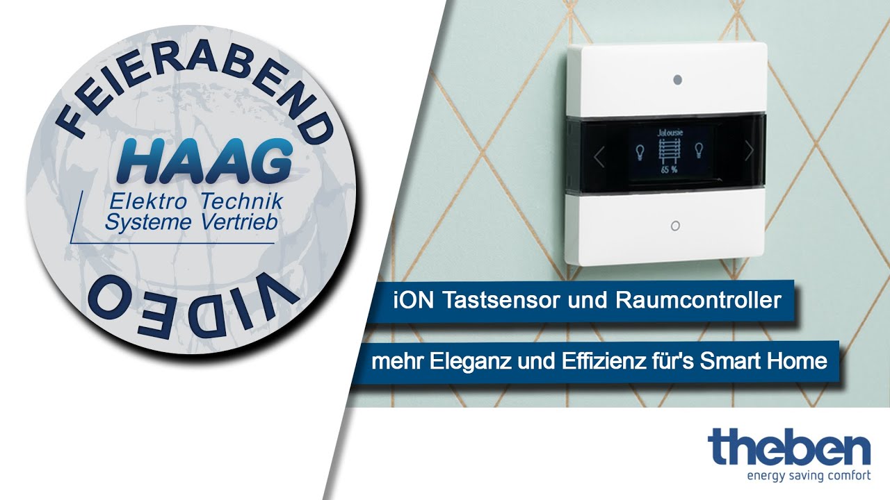 Produktvorstellung iON 108 KNX - Tastsensor und Raumcontroller von Theben
