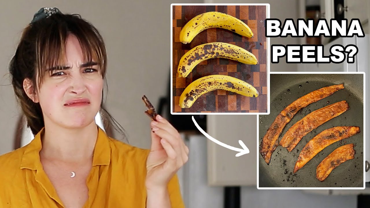 I Made Vegan Bacon From Banana Peels YouTube