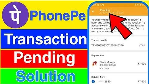 PhonePe Transaction Pending/Failed Problem Solution || PhonePe Money Debited But Not Credited