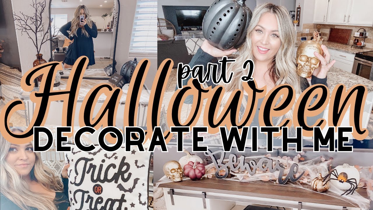 NEW HALLOWEEN DECORATE WITH ME / HALLOWEEN DECOR 2021 / HALLOWEEN CLEAN