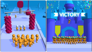 Gun clash 3D: Battle Friends - Gameplay Part 1 All Levels 1 - 6 Max Level (Android...