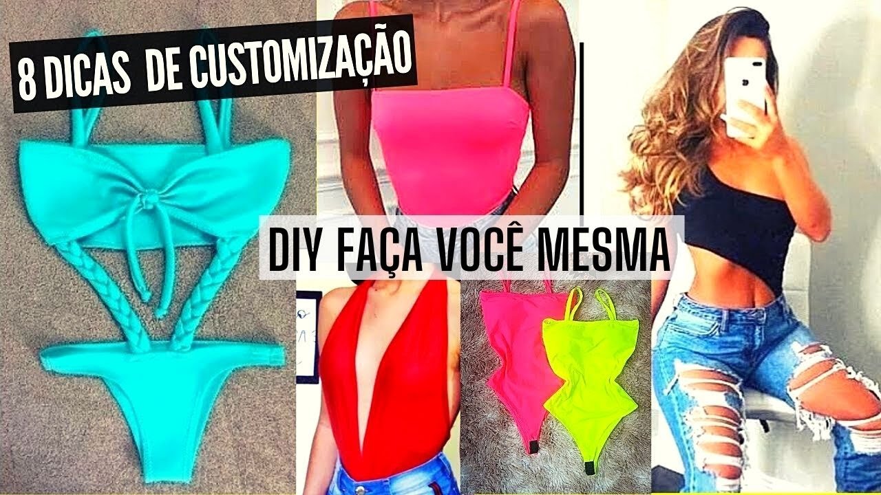 8 IDEIAS de customização de body’s DIY faça você mesma | truques de costura | sewing hacks and tips