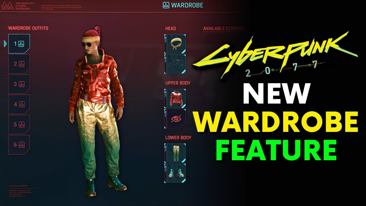 Cyberpunk 2077 update adds transmog and cat pictures