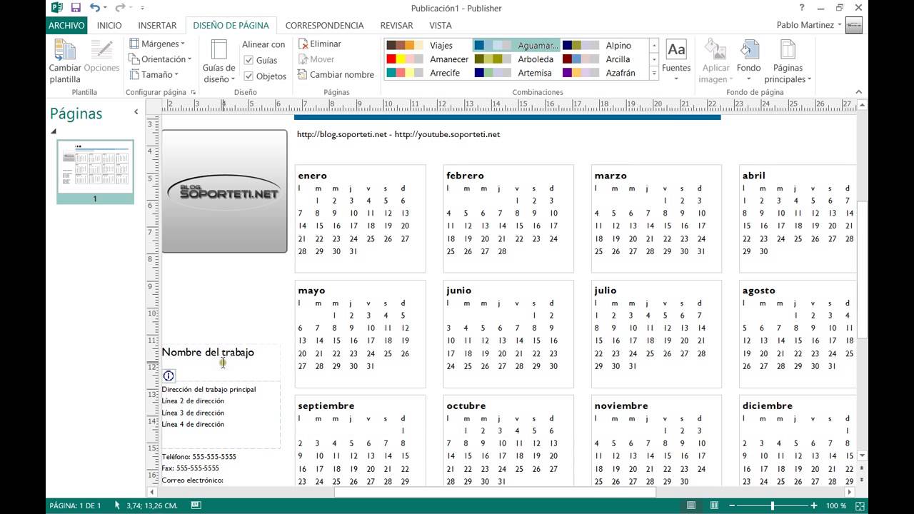 Cómo hacer un calendario personalizado