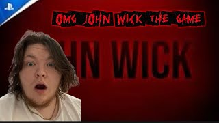 Untitled John Wick Game - Announce Trailer | PS5 Games (reaction)