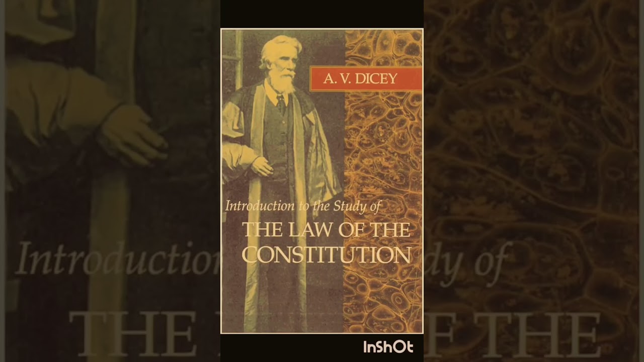 The rule of law: According to A.V Dicey 