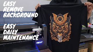 [EngSub] DTF Printer Very Easy Routine Before Start Printing to Achive Solid White Coverage