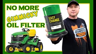 John Deere Easy Oil Change Conversion On Lawn Tractor