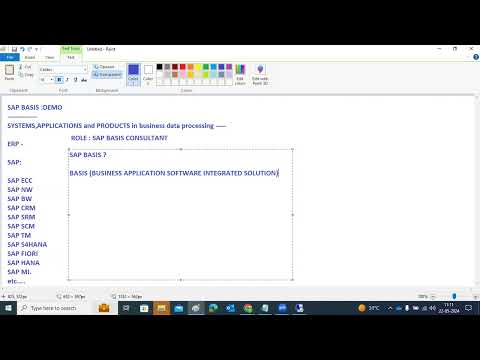 SAP BASIS INTRO