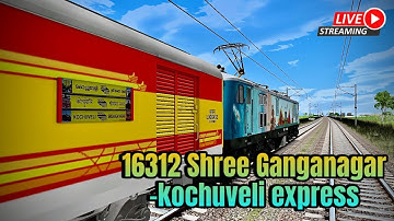 Shree Ganganagar Express 🔥| Konkan Route🥳| MSTS Live