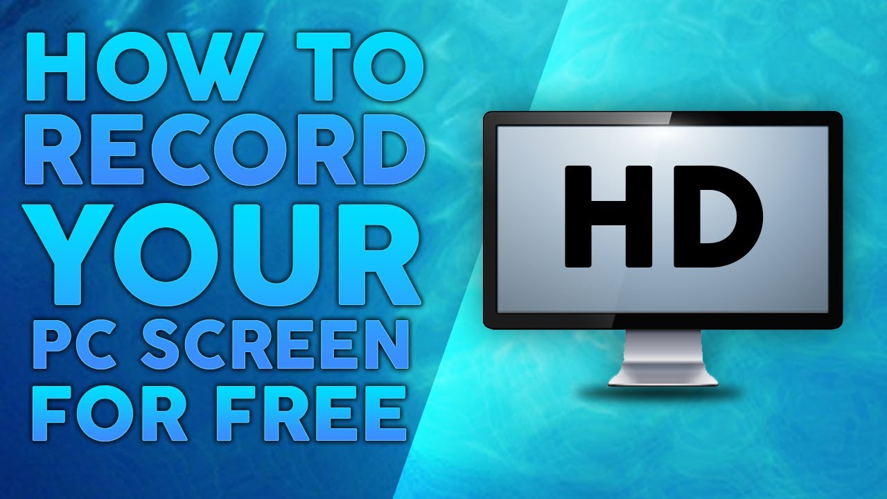 How to record your computer screen for FREE 2015 YouTube