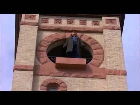 Image result for image of bill murray falling off of church groundhog day