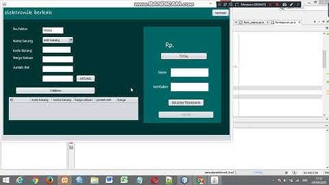 APLIKASI PENJUALAN JAVA NETBEANS-PEMROGRAMAN VISUAL