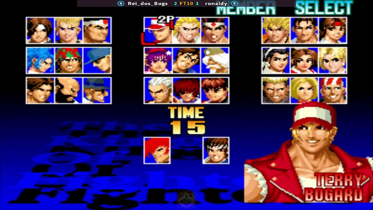 The King of Fighters '97 Rei_dos_Bugs (BR) Vs ronaldy (BR) || Play Date 23 Feb 26